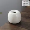 Vaso Cerâmico Colorido Pequeno Transfronteiriço Arranjo de Flores Hidropônicas Recipiente para Flores Secas Decoração de Sala de Estar Mesa de Escritório Esmalte Colorido Artesanal