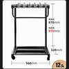Suporte universal para guarda-chuvas com impressão de bloqueio, banco de publicidade, armazenamento conveniente, porta-guarda-chuvas, lobby de hotel, casa comercial