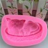 Molde de silicona para hornear con forma de gato, para chocolate, decoración de tartas, chicles y yeso