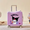 Caja para sentarse y montar equipaje infantil caja de cabina de 18 pulgadas maleta de trolley mini caja para montar caja de paseo para niños artefacto para caminar para bebé de dibujos animados