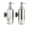 Dispensador de jabón de acero inoxidable 304 transfronterizo para pared de baño de hotel, champú, gel de ducha, desinfectante de manos, dispensador de presión