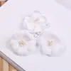 Flor Artificial com Miolo de Cinco Pétalas, Cabeça de Flor para Decoração de Casamento e Casa, Headwear DIY Feito à Mão, Acessórios de Cabelo, Flor para Decoração de Roupas