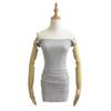 Primavera Nova Europeia e Americana Mulheres Pendurado Ombro Quadril Slim Vestido Saia S17122
