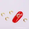 Celebridad Cibernética Arte de Uñas Aleación Luna Estrella Joyería Metal Hueco Estrella Luna Pequeños Accesorios de Aleación Taladro DIY Pegatina para Uñas Taladro