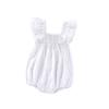 Fábrica atacado verão novo bebê roupas menina macacão triângulo romper romper