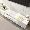 Alfombrilla de mesa transparente para mueble de TV, sensación de lujo ligero y alta gama, mantel largo, cubierta de PVC para zapatero, alfombrilla protectora para encimera de aparador de comedor
