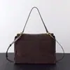 Bolsa Tote de Couro Bovino Fosco de Alto Brilho para Outono e Inverno para Mulheres, Bolsa de Ombro para o Dia a Dia de Grande Capacidade, Bolsa de Ombro de Couro Genuíno de Alta Qualidade