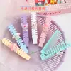 Peine Plegable Lindo de Dibujos Animados Portátil de Plástico Peine Pequeño Peine de Peluquería para Niños y Bebés Peine Especial para Trenzas con Cola Pequeña Puntiaguda