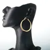 Venta al por mayor de Accesorios Exagerados de Comercio Exterior, Pendientes de Aro Grandes Brillantes, Modernos y Sencillos, Joyería para Orejas Estilo Punk, Nocturno, Europeo y Americano