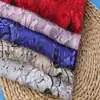 [Yuchang] Tela de Encaje Negra, Delicada y Exquisita con Flores Pequeñas, Accesorios Versátiles para Ropa Infantil y de Mujer, Tela Bordada