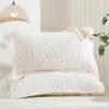 Manta coreana de dibujos animados, funda de almohada de gasa suave, funda de algodón engrosada para pareja adulta, funda de almohada para dormitorio de estudiante, hogar, cuatro estaciones