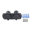 Modificación de toma de encendedor de cigarrillos de doble orificio para coche con encendedor de cigarrillos para teléfono móvil USB para coche 12-24V carga rápida para coche