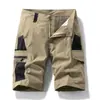 Nuevos Shorts Deportivos de Manga Corta de Moda para Hombre con Múltiples Bolsillos, Corte Holgado, Pantalones Cargo Ligeros, Pantalones de Cinco Puntos para Comercio Transfronterizo
