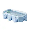 Alberca Inflable sin Aire, Alberca Infantil sin Instalación, Alberca para Baño, Alberca Plegable Grande Familiar para Exteriores en Casa