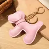 15 Colores Venta Directa de Fábrica Transfronterizo Dibujo Animado Perrito Colgante para Bolso Creativo Cuero Perrito Llavero para Coche Colgante