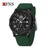 OFNS Venta Caliente Reloj de Cuarzo para Hombre de Negocios Casual con Tres Ojos y Seis Manecillas Multifuncional Impermeable con Calendario