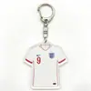 Llavero de Souvenir Deportivo para Aficionados al Fútbol de la Copa Mundial 2026 Colgante Plano Acrílico