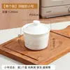 Olla de Cerámica para Estofar con Tapa, Adecuada para Uso Doméstico, para Cocinar al Vapor Verduras, Flan de Huevo, Sopa y Olla Pequeña de Barro para Cocinar