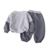 Conjunto de Ropa de Otoño para Niños 2026 Nuevo Estilo Coreano Moda para Niños Primavera y Otoño Sudadera de Manga Larga Conjunto de Dos Piezas para Mayorista