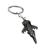 Chaveiro de Avião de Metal Criativo Chaveiro Pingente de Chave de Caça Pequeno Presente de Aviação Pingente de Lembrança