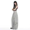 Pantalones de Verano para Mujer 2026 Diseño Fruncido con Cordón Pierna Torcida Nuevo Estilo Adelgazante Casual Sueltos Delgados Pantalones Globos