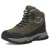 Nuevos zapatos casuales para hombre para exteriores de otoño e invierno, antideslizantes, cómodos para senderismo y montañismo, de caña alta, disponibles en tallas grandes, venta al por mayor para ventas transfronterizas, y cálidos