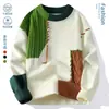 Tamanho Europeu Comércio Exterior Transfronteiriço Dropshipping Aliexpress Malharia Ovelha Jovem Outono e Inverno Quente Malharia Básica Roupas Masculinas