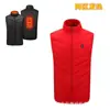 Chaleco Calefactor Popular Transfronterizo para Hombres Chaleco Calefactor USB Chaleco Calefactor Ropa Calefactora Cálida Chaleco Inteligente de Temperatura Constante