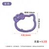 Nuevo llavero de resorte con forma de gato en colores de caramelo, lindo accesorio de hebilla de conexión, accesorio de colgante para llaves con cuentas DIY