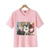 Suéter japonés de gran venta con capucha y estampado de anime, informal, para hombres y mujeres, barras paralelas, de una pieza, entrega espía Play House