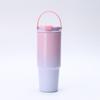 Nuevo Vaso Transfronterizo de Acero Inoxidable 304 con Aislamiento al Vacío, Degradado, Portátil, Vaso para Coche, Vaso para Hielo para Coche para Exteriores, Venta al por Mayor