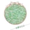 8mm de vidro gelo transparente dupla talão de tinta florescendo contas de ouro DIY artesanal colar pulseira jóias acessórios contas soltas