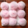 Ponto de fábrica bola de pelo de raposa real diy acessórios para roupas chapéu bola de pelúcia colorida acessórios bola de pelo de couro atacado