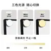 Espejo de Tocador de Escritorio con Luces LED, Espejo de Maquillaje Metálico de Lujo de Gama Alta, Espejo de Belleza para el Cuidado de la Piel