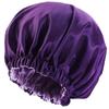 Gorro de Noche de Satén de Doble Capa Extra Grande Más Vendido Transfronterizo de Amazon para el Hogar de Mujeres Turbante de Ala Ancha Cuidado del Cabello Postparto Gorro Redondo