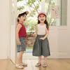 Chaleco de Algodón con Hilo Xiao Bai para Niños y Niñas Ropa Interior Ropa Exterior Chaleco Básico Rayado Ropa Exterior Chaleco Individual Sacudir Sonic Explosion