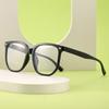 30377 Nuevo Armazón de Gafas Ultra Ligero Liso Tr90 Armazón Grande Cuadrado Montura Completa para Niños y Niñas, Moderno y de Alta Gama