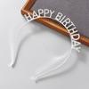 Europa y Estados Unidos Celebrador de Cumpleaños Feliz por Internet Corona Decorativa para Pastel de Repostería Aro para el Cabello de Diamantes de Cristal HB para Disfraz de Fiesta
