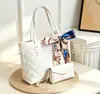 Bolsa bordada de gran capacidad con diseño de diamantes de 101.3 kg, un bolso de hombro tipo tote de seda moderno y práctico para tu viaje del Día Nacional