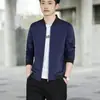 Jaqueta de trabalho retrô para primavera e outono para homens, solta e casual, versátil e moderna, emagrecedora e estilosa, funcional e fashion