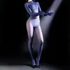 Medias de cuerpo completo sexys, brillantes, seductoras, de cinco dedos, 5D ultradelgadas, ajustadas, transparentes, body seductor para citas románticas, medias negras