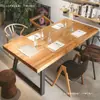 Escritorio de madera maciza, combinación simple, escritorio moderno minimalista para computadora en casa, mesa larga de tamaño pequeño para sala de estar, mesa de conferencias, mesa de comedor
