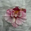 Flor Artificial Borboleta Estilo Fada Série Orquídea Clipe para Franja Novo Estilo Chinês Grampo de Cabelo Grampo para Coque na Parte de Trás da Cabeça Ornamento de Cabelo para Mulheres
