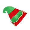 Decoração de Natal Grande Engraçada Chapéu de Natal de Veludo Dourado Vestido de Palhaço de Rua de Natal Chapéu de Natal com Cores Mescladas