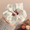 Scrunchie vintage francês para mulheres, elástico de cabelo versátil estilo coreano em cetim de alta qualidade, acessório de cabelo estilo floresta, grande adorno de cabelo