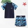 Roupa de Banho Infantil 2026 para Crianças Maiores, Adolescentes, Meninos Pequenos, Roupa de Banho Masculina Duas Peças, Conjunto de Roupa de Banho Infantil de Secagem Rápida