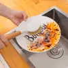 Escova de pote estilo japonês em madeira de faia, uma ferramenta de limpeza de cozinha para esfregar panelas e louças, remove eficazmente óleo e sujeira, e possui um cabo longo para facilitar a limpeza
