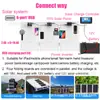 Painel solar 75W portátil para armazenamento de energia ao ar livre conjunto de sistema solar inversor 4000W controlador