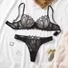 Nueva Lencería de Encaje Bordado Estilo Europeo Americano Puro Deseo Hueca Sexy Transpirable Cómoda Pantalones de Tiro Bajo Dulce Caliente 26058