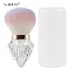Novo Pincel de Maquiagem Yasna Cabeça de Cogumelo Pincel para Pó Multicor Pincel para Remover Pó de Unhas Ferramenta de Beleza